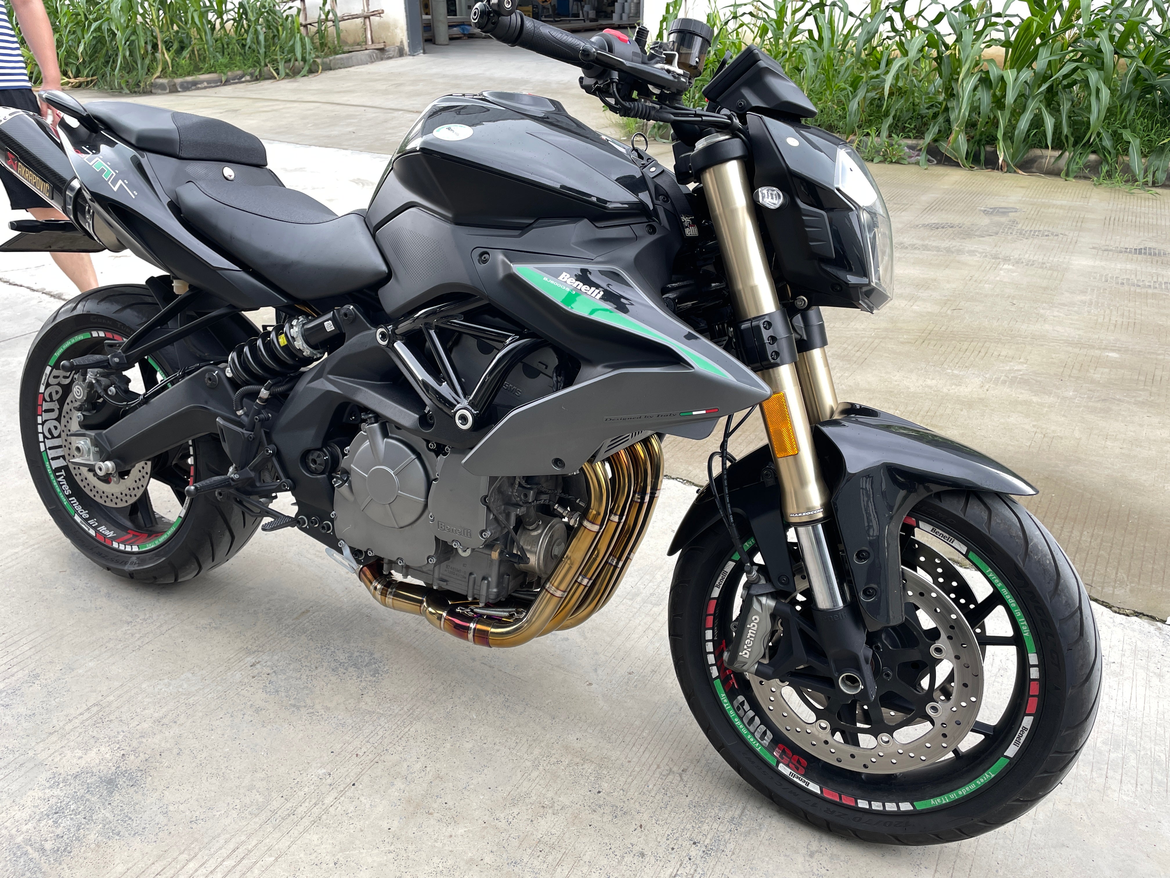 2022 Benelli TNT600 Titanium Exhaust -  Versatile Street Motorcycle