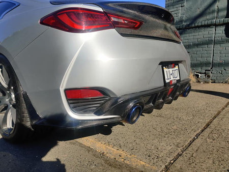 New Release! CMST Carbon Fiber Rear Diffuser & Rear Canards for Infiniti Q60 2017-2022