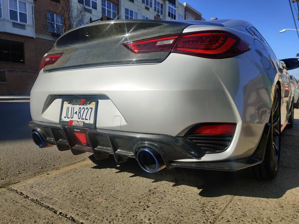 New Release! CMST Carbon Fiber Rear Diffuser & Rear Canards for Infiniti Q60 2017-2022