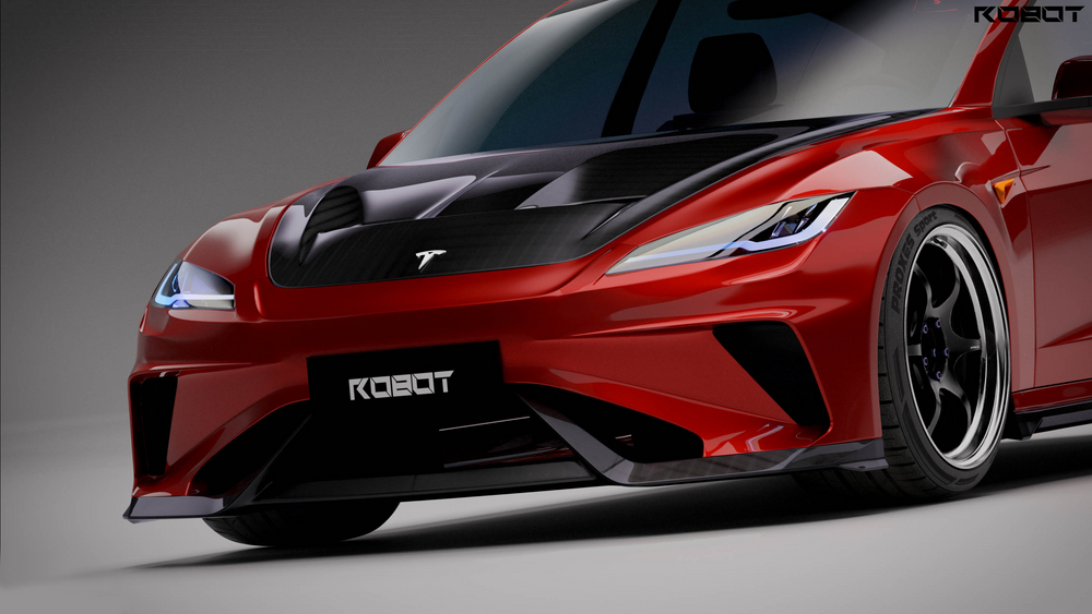 Robot Hacker FRP & Carbon Full Kit for Tesla Model 3 Highland 2024-ON