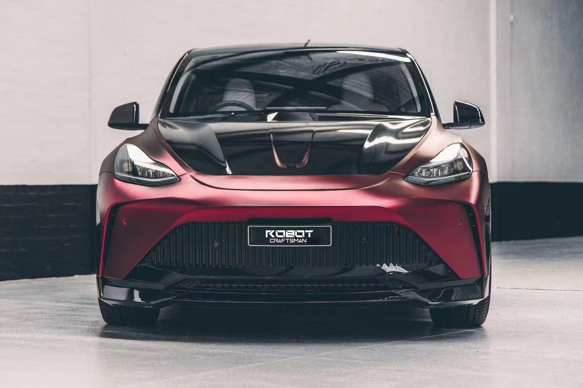 Robot "STARSHIP" Hood Bonnet For Tesla Model Y / Performance