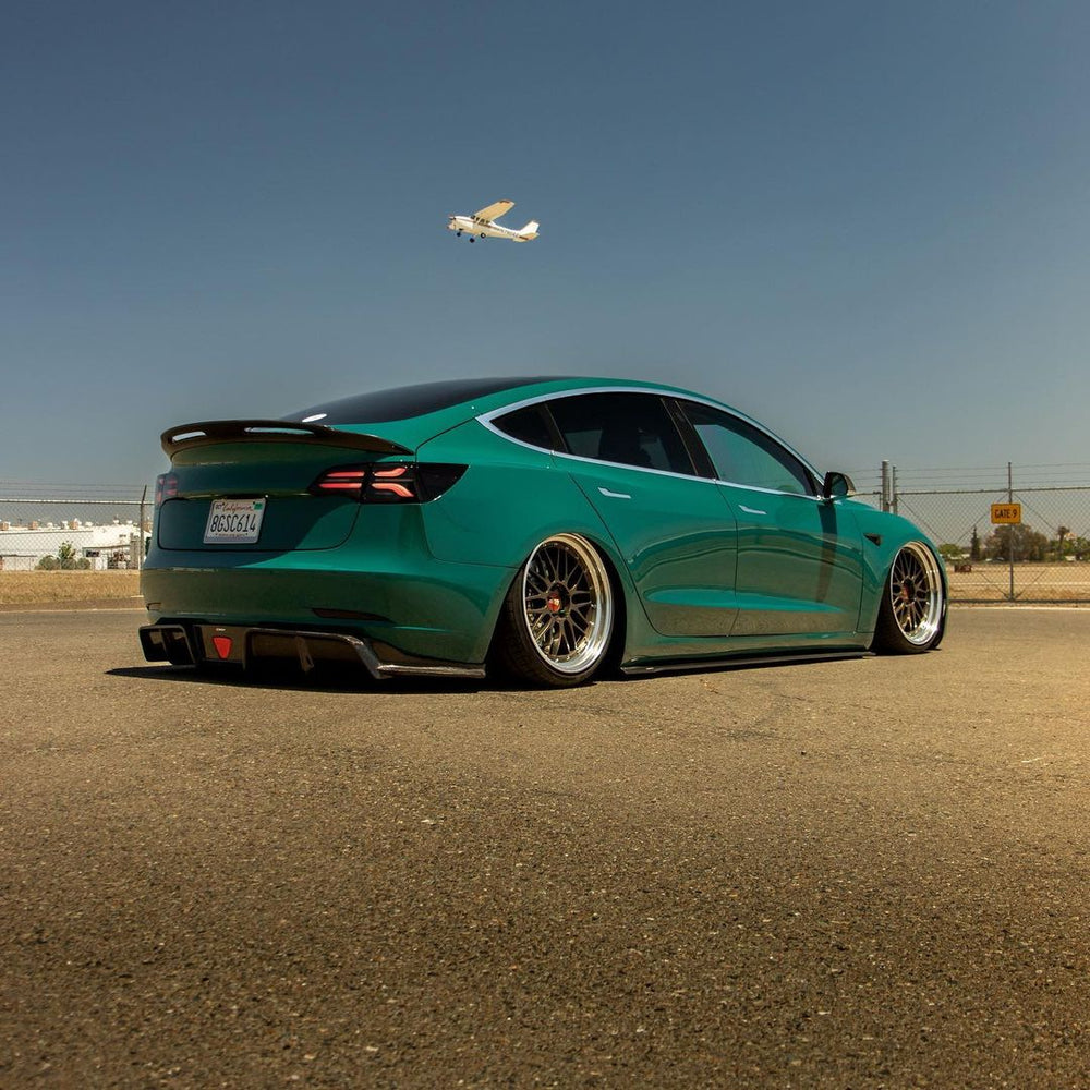 New Release!! CMST Tesla Model 3 Carbon Fiber Rear Diffuser Ver.3