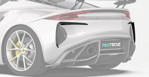 Paktechz Lotus EMIRA Carbon Fiber Body Kit - Rear Canards