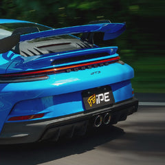 IPE Exhaust Muffler for Porsche 992 GT3 Titanium
