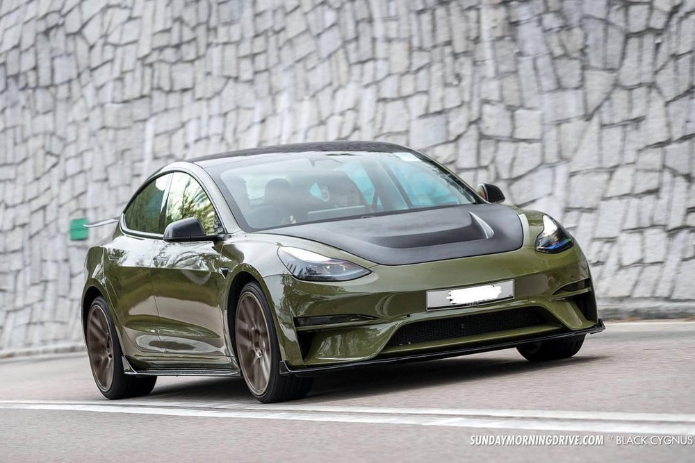 Robot "Crypton"  Hood Bonnet For Tesla Model 3