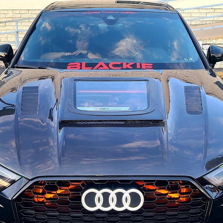 CMST Glass Transparent Carbon Fiber Hood Bonnet Ver.3 for Audi RS3 2018-2020 & 2014-2020 A3 & A3 S Line & S3