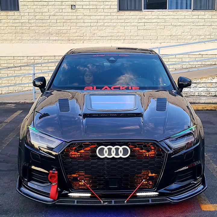 CMST Glass Transparent Carbon Fiber Hood Bonnet Ver.3 for Audi RS3 2018-2020 & 2014-2020 A3 & A3 S Line & S3