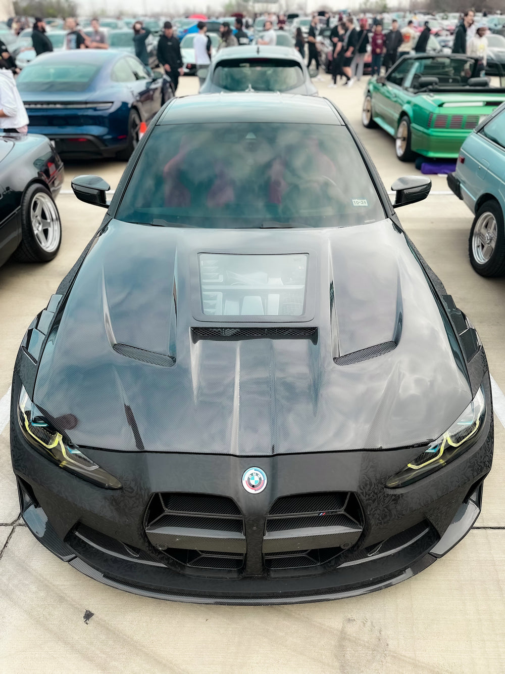 CMST Carbon Fiber Clearview Glass Hood Bonnet For BMW M3 G80 M4 G82 G83