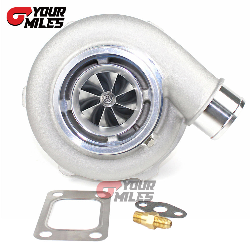 Yourmiles GTX3071R GEN2 Dual Ball Bearing Turbo T3 Flange 4 Bolts Outlet Rear Housing