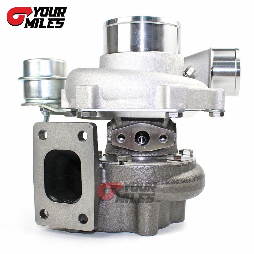 Yourmiles GENII GTX2867R Dual Ball Bearing Billet Compressor Wheel TurboCharger T25 0.64/0.86 AR Housing