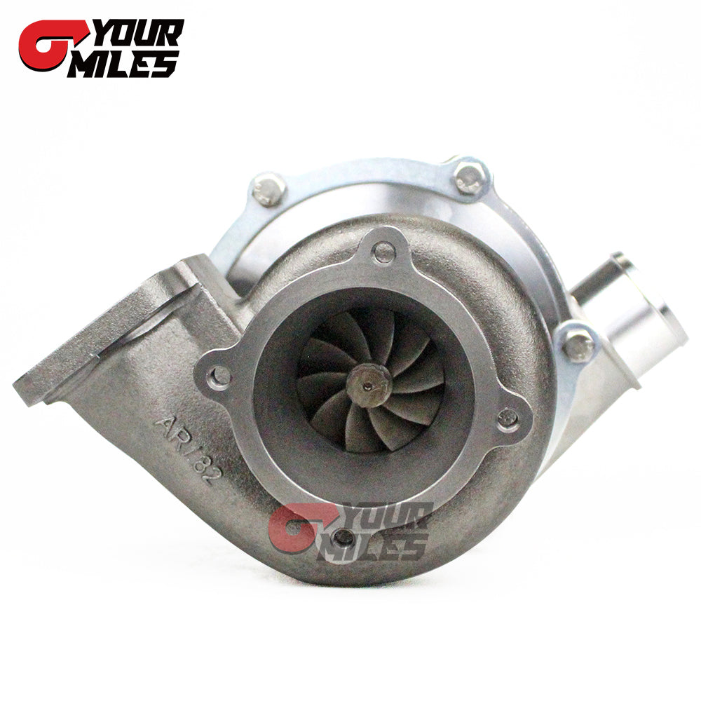 Yourmiles GTX3076R GEN2 Dual Ball Bearing Turbo T3 Flange 4 Bolts Outlet