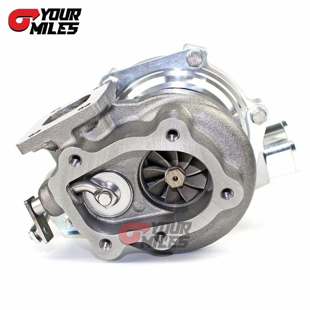 Yourmiles GENII GTX2867R Dual Ball Bearing Billet Compressor Wheel TurboCharger T25 0.64/0.86 AR Housing