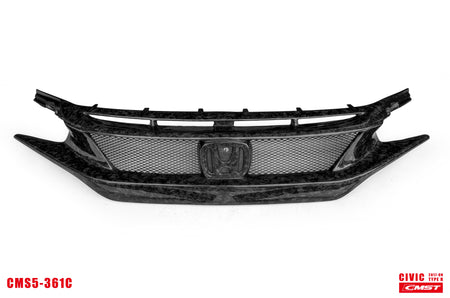 CMST Carbon Fiber Front Grill & Eyelid for Honda FK8 Civic Type-R (2017-2022)