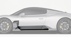 Paktechz Maserati MC20 Carbon Fiber Body Kit - Side Skirts
