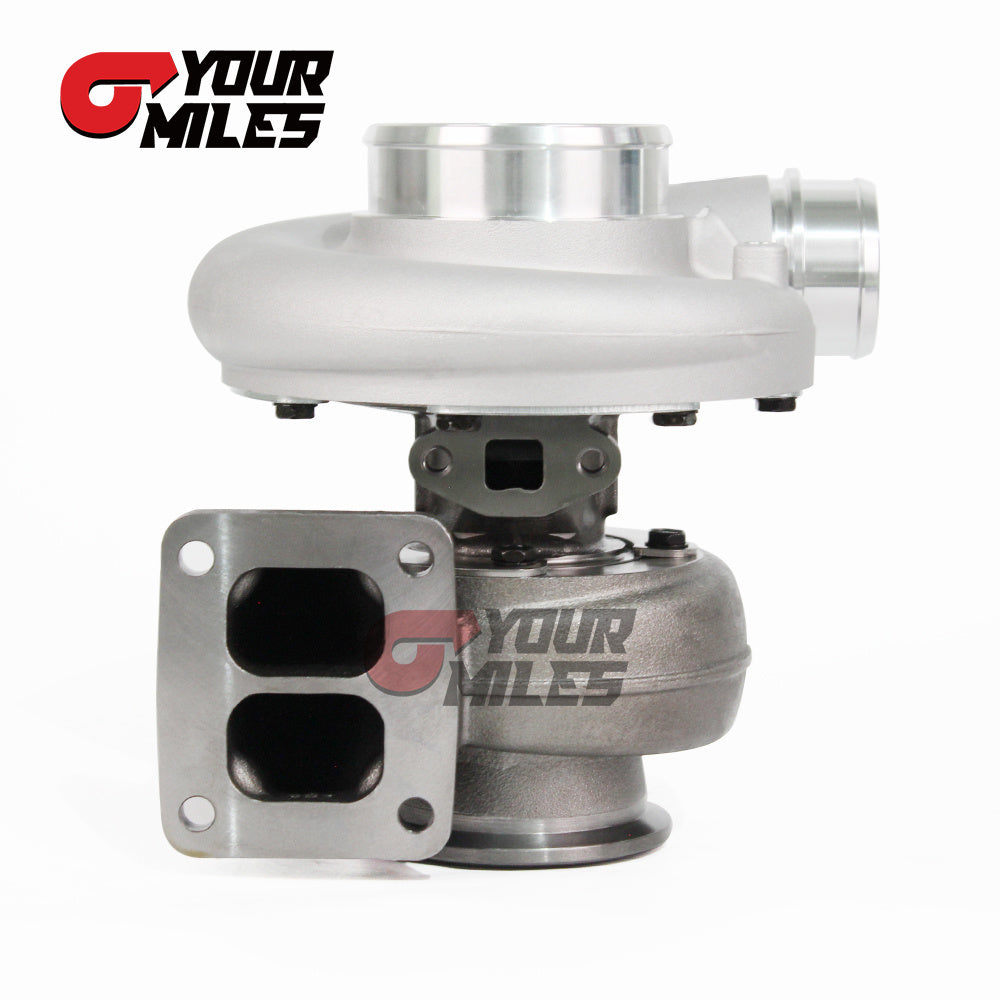 Yourmiles S300 SXE-66 S366 Billet Wheel Journal Bearing TurboCharger T4 .91 Divided/0.86 DV Turbine