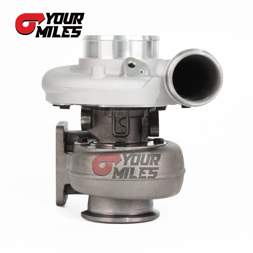 Yourmiles S300 SXE-66 S366 Billet Wheel Journal Bearing TurboCharger T4 .91 Divided/0.86 DV Turbine