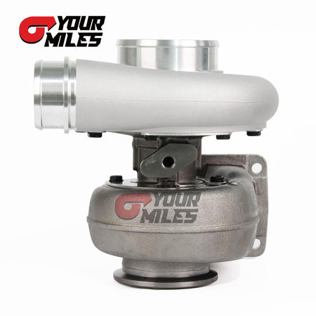 Yourmiles S300 SXE-66 S366 Billet Wheel Journal Bearing TurboCharger T4 .91 Divided/0.86 DV Turbine