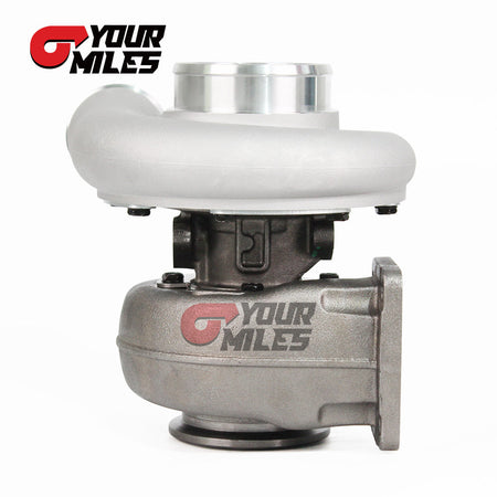 Yourmiles S300 SXE-66 S366 Billet Wheel Journal Bearing TurboCharger T4 .91 Divided/0.86 DV Turbine