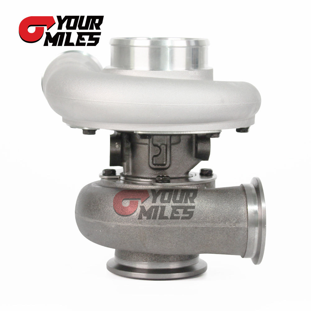 Yourmiles S300 SXE-66 S366 Billet Wheel Journal Bearing TurboCharger T4 .91 Divided/0.86 DV Turbine