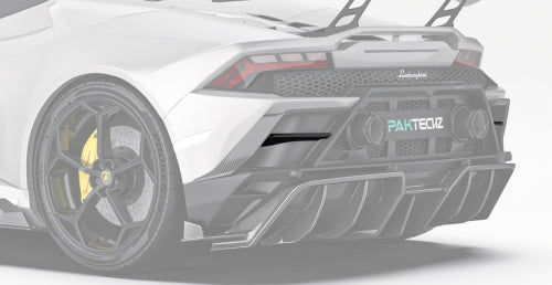 Paktechz Lamborghini Huracan EVO Carbon Fiber Body Kit - Rear Bumper Trims