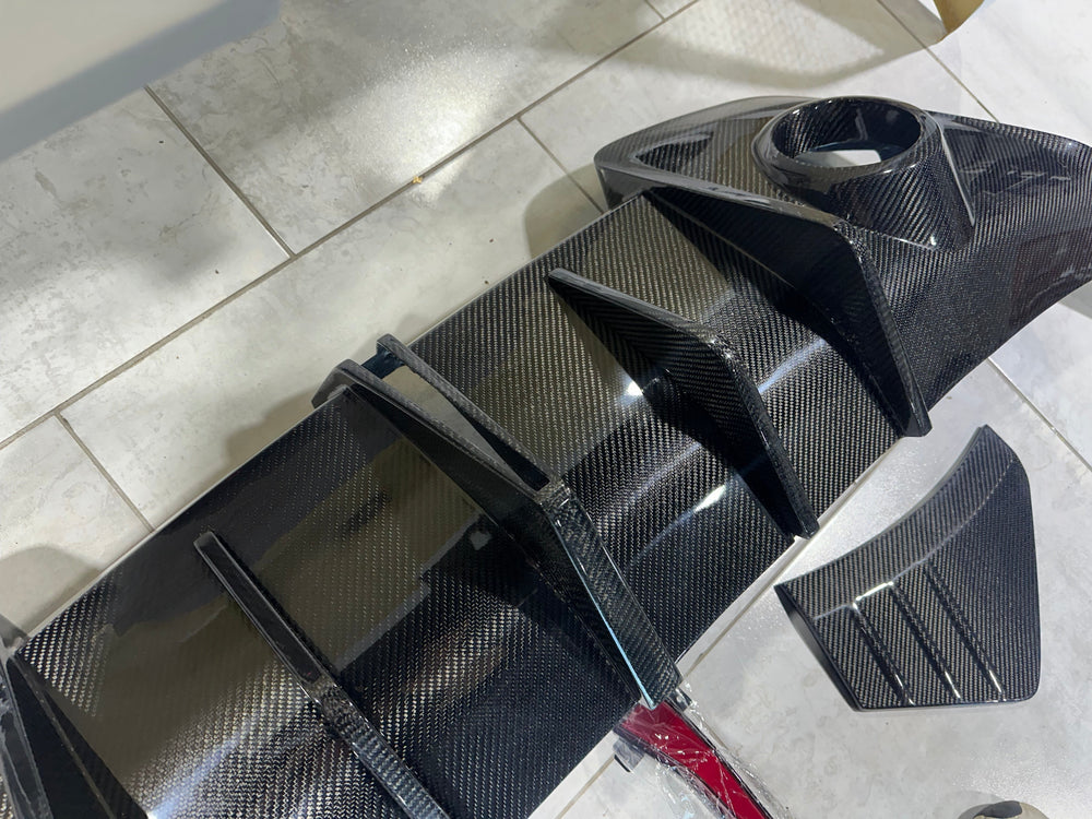 Robot "SHINNING" Narrow Body Rear Bumper & Diffuser For Toyota GR86 Subaru BRZ