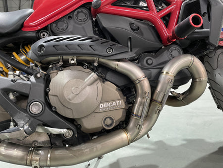 2017 DUCATI Monster 1200 & 821 Titanium Exhaust -  Iconic Naked Bikes