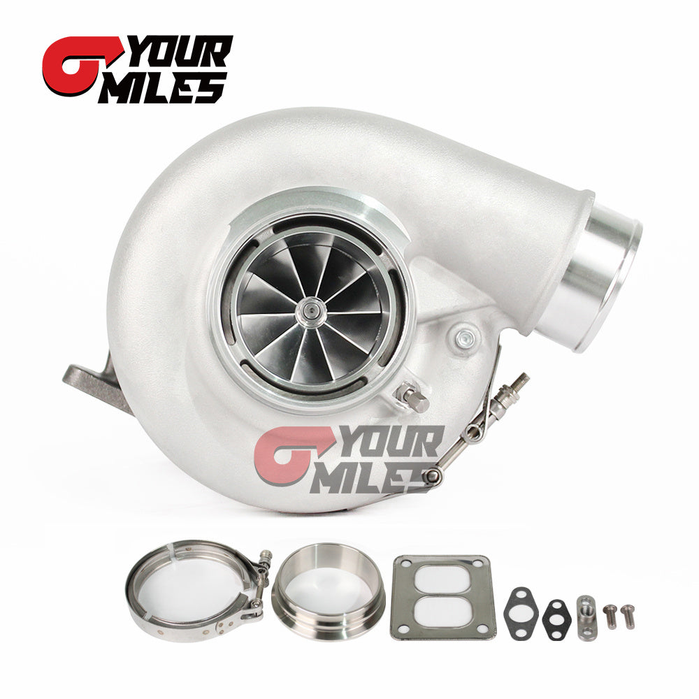 Yourmiles G42-1200 Compact 73mm Journal Bearing TurboCharger T4 1.15/1.25 0.85/1.01/1.15/1.28 Dual V-band Housing