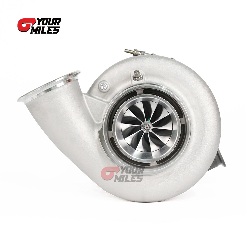 Yourmiles G42-1450 Billet Compressor Wheel Journal Bearing TurboCharger T4 1.15/1.25 0.85/1.01/1.15/1.28 Dual V-band Housing