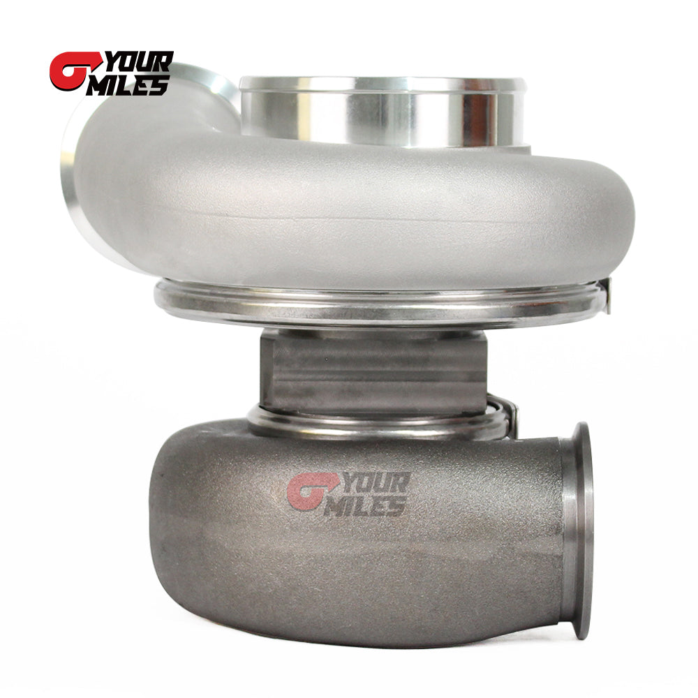 Yourmiles G42-1450 Billet Compressor Wheel Journal Bearing TurboCharger T4 1.15/1.25 0.85/1.01/1.15/1.28 Dual V-band Housing
