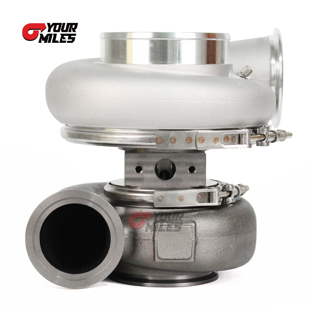 Yourmiles G42-1450 Billet Compressor Wheel Journal Bearing TurboCharger T4 1.15/1.25 0.85/1.01/1.15/1.28 Dual V-band Housing
