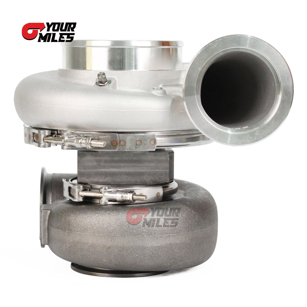 Yourmiles G42-1450 Billet Compressor Wheel Journal Bearing TurboCharger T4 1.15/1.25 0.85/1.01/1.15/1.28 Dual V-band Housing