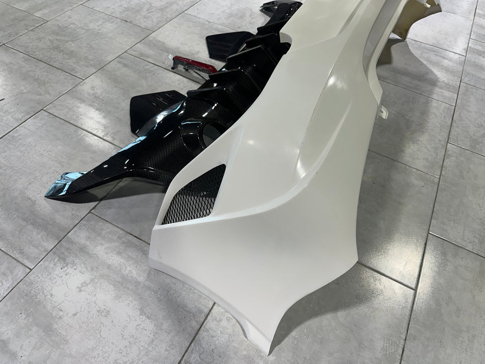 Robot "SHINNING" Narrow Body Rear Bumper & Diffuser For Toyota GR86 Subaru BRZ