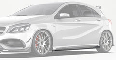 Paktechz Mercedes-Benz A-Class W176 Carbon Fiber Body Kit - Side Skirts