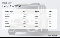 Mercedes-Benz G-Class Aulena Design dry carbon performance body kit