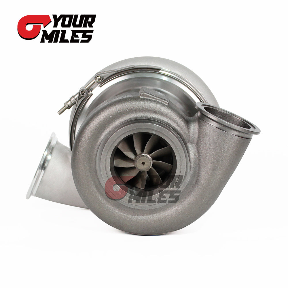 Yourmiles Reverse Rotation G42-1450 Ceramic Dual Ball Bearing TurboCharger 1.01/1.15/1.28 Dual V-band Housing
