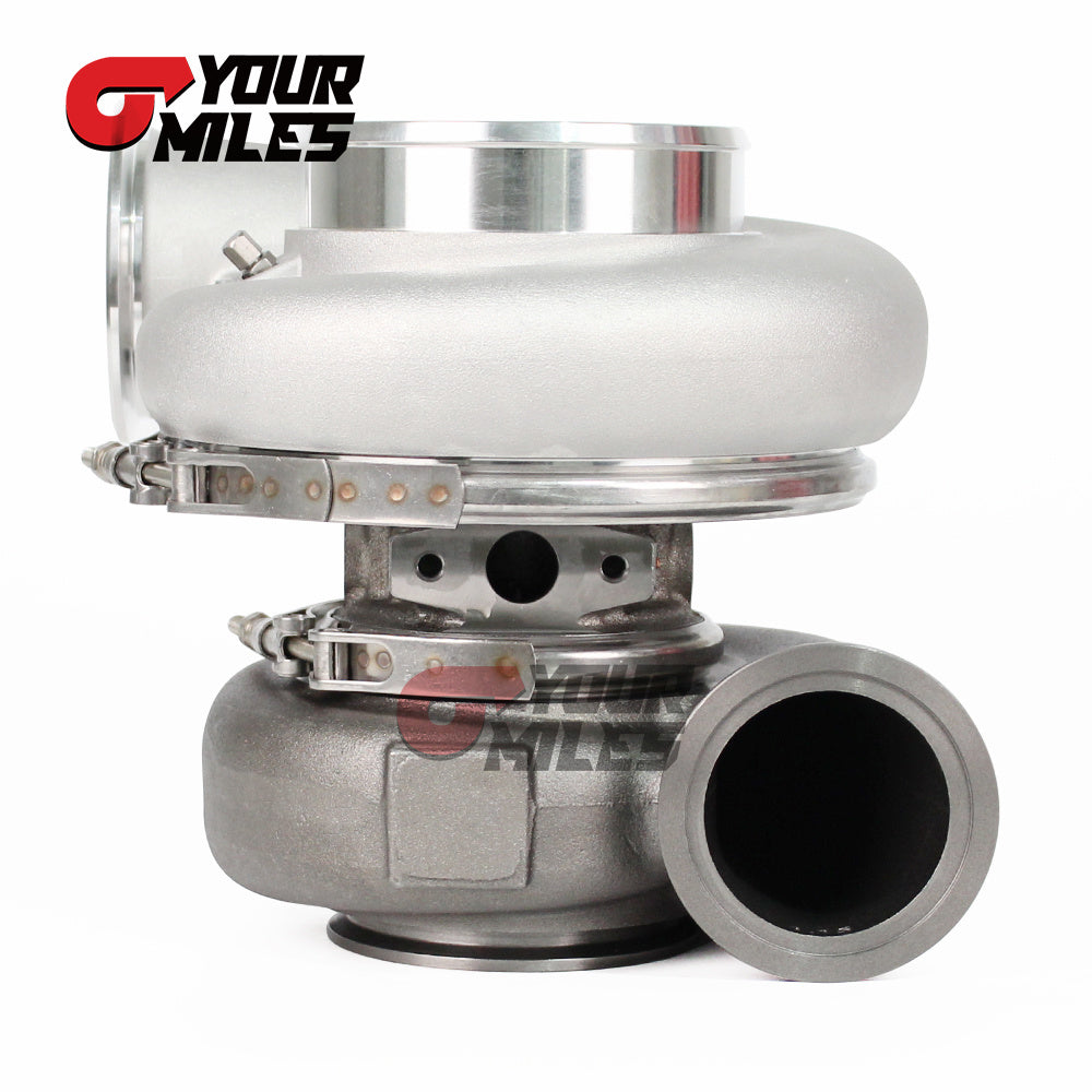 Yourmiles Reverse Rotation G42-1450 Ceramic Dual Ball Bearing TurboCharger 1.01/1.15/1.28 Dual V-band Housing