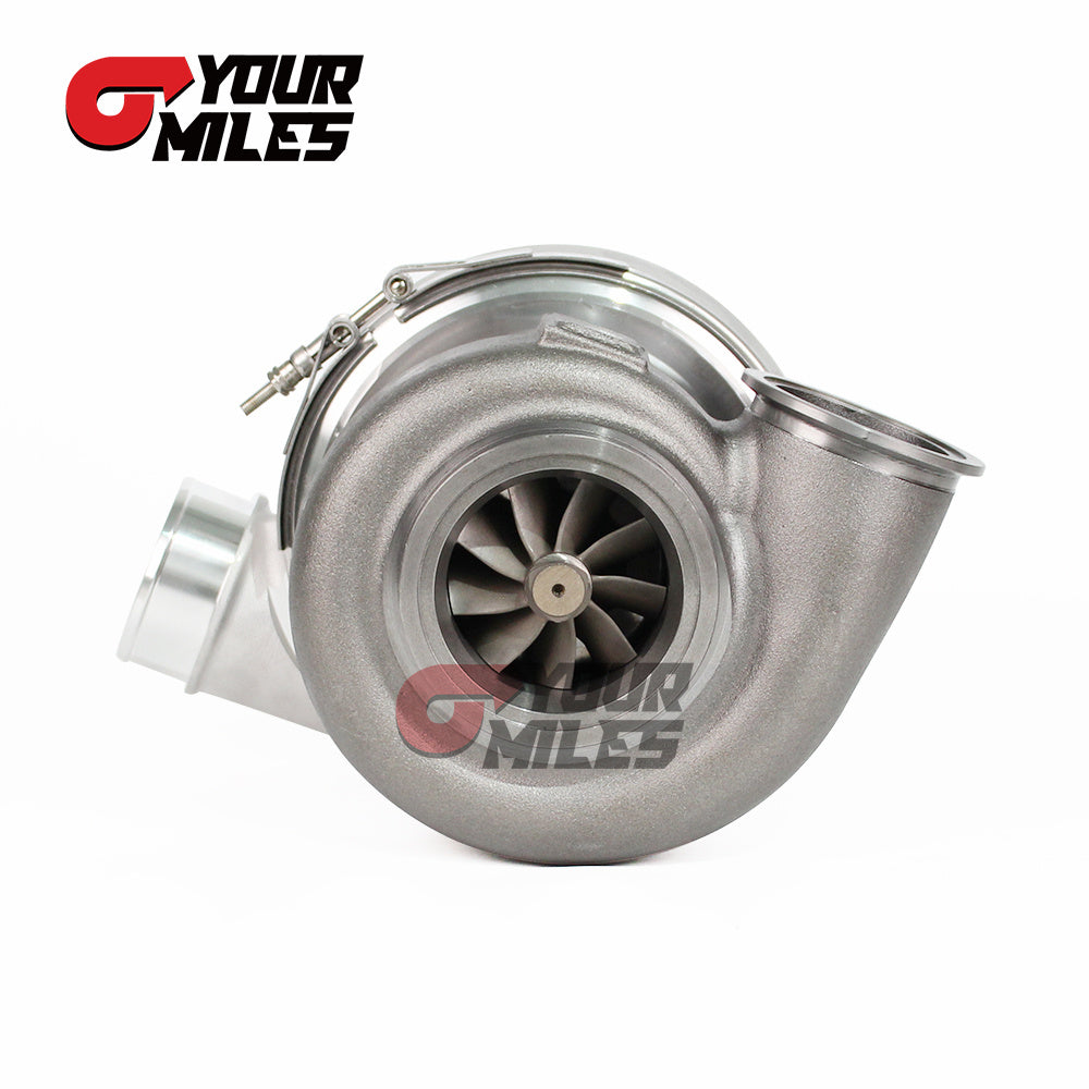 Yourmiles Reverse Rotation G42-1200 Compact Dual Ball Bearing TurboCharger Billet Wheel 1.01/1.15/1.28 Dual V-band Housing