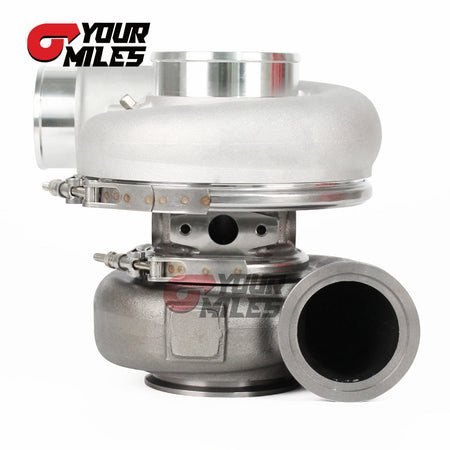 Yourmiles Reverse Rotation G42-1200 Compact Dual Ball Bearing TurboCharger Billet Wheel 1.01/1.15/1.28 Dual V-band Housing