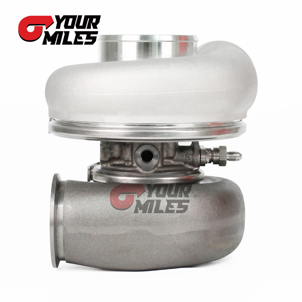 Yourmiles Reverse Rotation G42-1200 Compact Dual Ball Bearing TurboCharger Billet Wheel 1.01/1.15/1.28 Dual V-band Housing