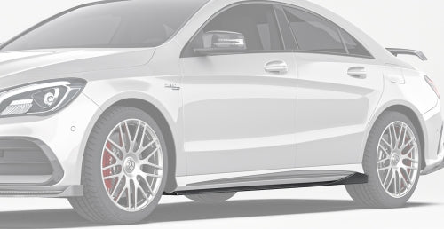 Paktechz Mercedes-Benz CLA W117/C117 Carbon Fiber Body Kit - Side Skirts