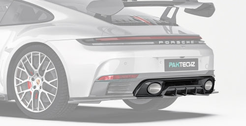 Paktechz Porsche 911 992.2 Carbon Fiber Body Kit - .2 Lower Rear Diffuser