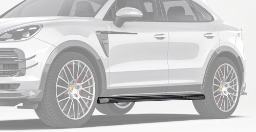 Paktechz Porsche Cayenne 9YA/9YB Carbon Fiber Body Kit - Side Skirts