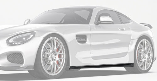 Paktechz Mercedes-Benz AMG GT/GTS C190 Ver.2 Carbon Fiber Body Kit - VER.2 Side Skirts