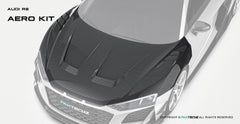 Paktechz Audi R8 Carbon Fiber Body Kit - Hood