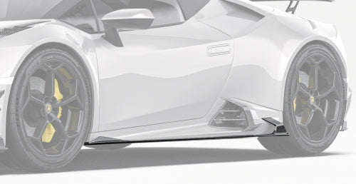 Paktechz Lamborghini Huracan EVO Carbon Fiber Body Kit - Side Skirts