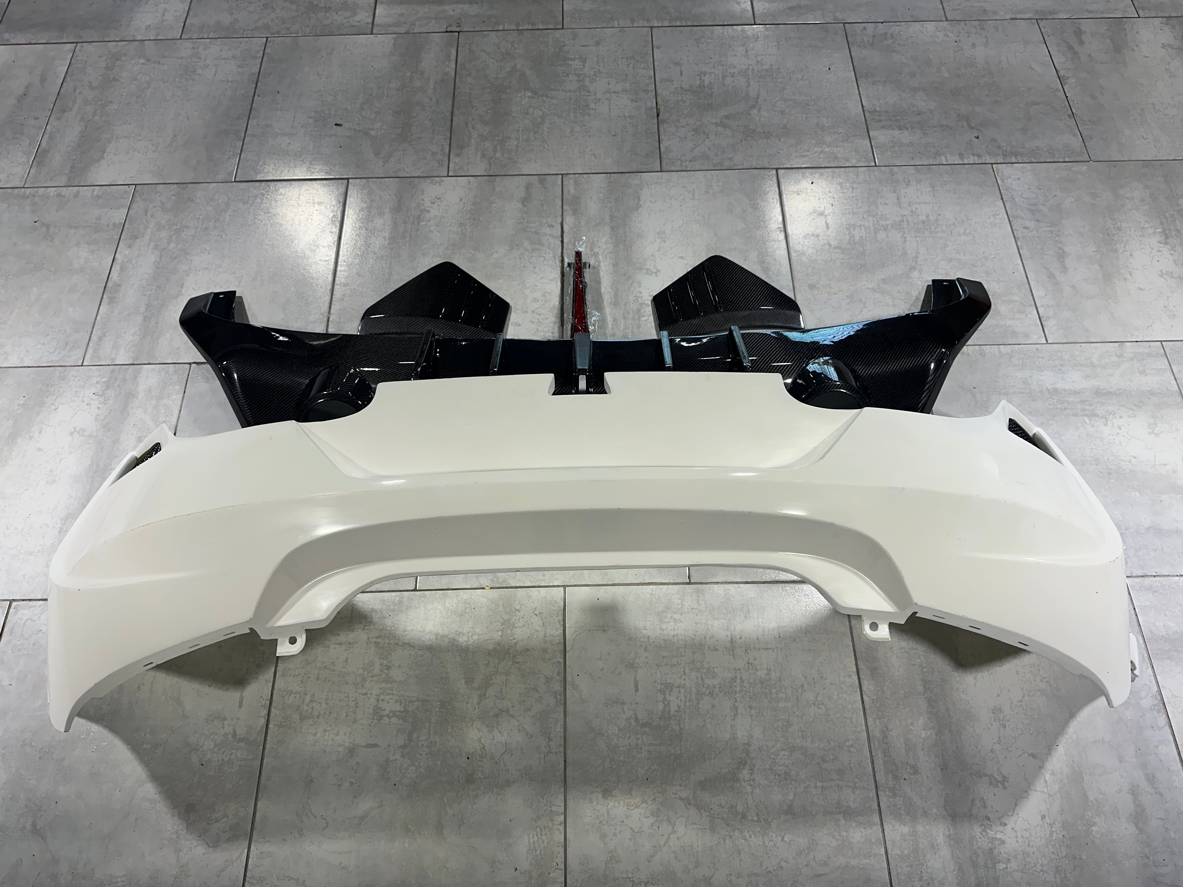 Robot "SHINNING" Narrow Body Rear Bumper & Diffuser For Toyota GR86 Subaru BRZ