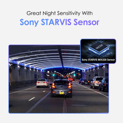 A129 Plus Quad HD 2K Dash Cam with WiFi Car Dash Camera with GPS