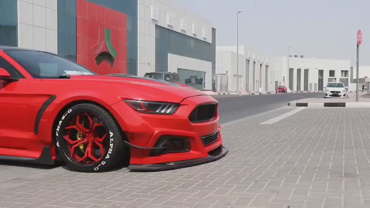 Robot  "STORM" Widebody Wheel Arches & Side Skirts For Ford Mustang S550.1 S550.2 GT EcoBoost V6