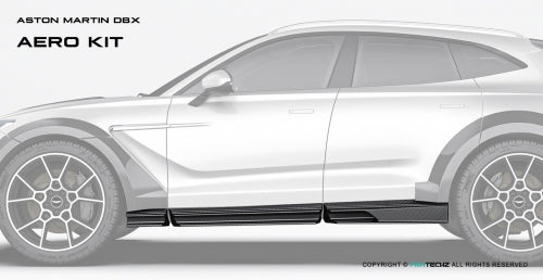Paktechz Aston Martin DBX Carbon Fiber Body Kit - Side Skirts