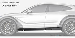 Paktechz Aston Martin DBX Carbon Fiber Body Kit - Side Skirts
